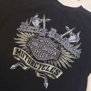 Harley-Davidson L Motorcycles WI Black Tshirt